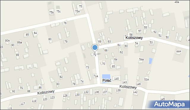 Koliszowy, Koliszowy, 71, mapa Koliszowy