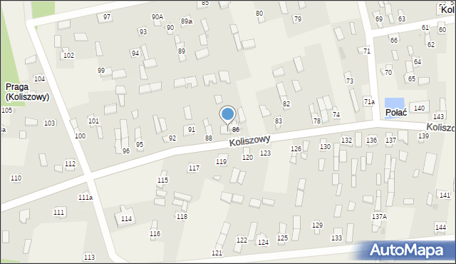 Koliszowy, Koliszowy, 87, mapa Koliszowy