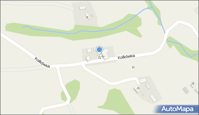 Kołkówka, Kołkówka, 31, mapa Kołkówka