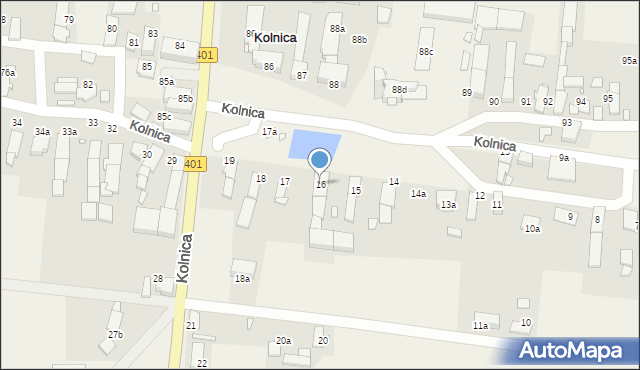 Kolnica, Kolnica, 16, mapa Kolnica