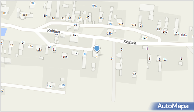 Kolnica, Kolnica, 7, mapa Kolnica