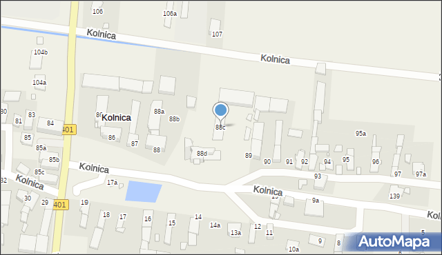 Kolnica, Kolnica, 88c, mapa Kolnica