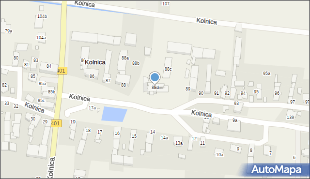 Kolnica, Kolnica, 88d, mapa Kolnica