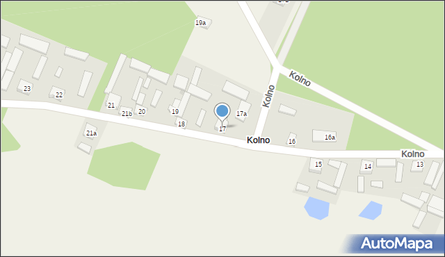 Kolno, Kolno, 17, mapa Kolno