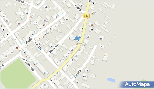 Kolno, Konstytucji 3 Maja, 17, mapa Kolno