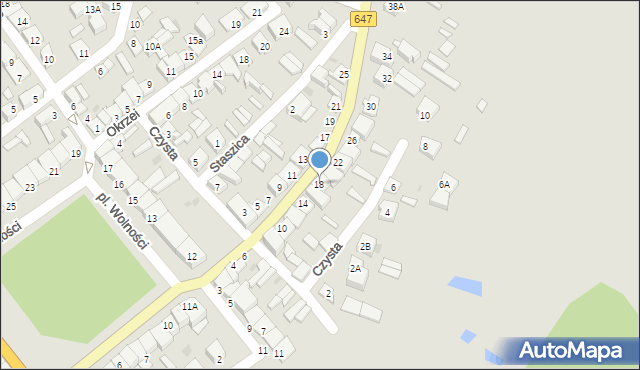 Kolno, Konstytucji 3 Maja, 18, mapa Kolno