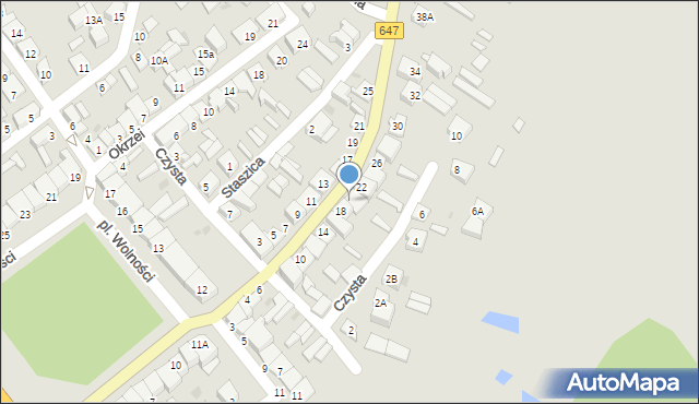 Kolno, Konstytucji 3 Maja, 20, mapa Kolno