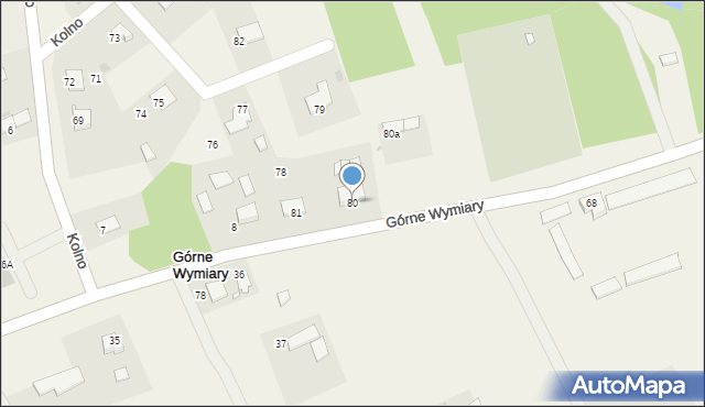 Kolno, Kolno, 80, mapa Kolno
