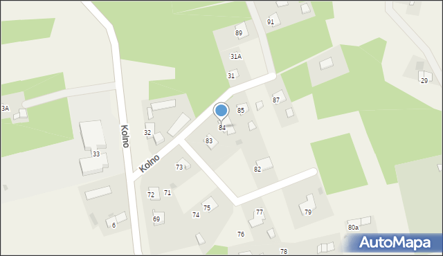 Kolno, Kolno, 84, mapa Kolno