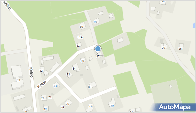 Kolno, Kolno, 87, mapa Kolno