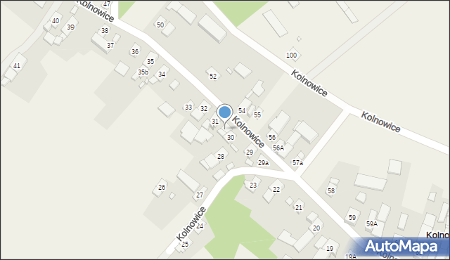 Kolnowice, Kolnowice, 31A, mapa Kolnowice