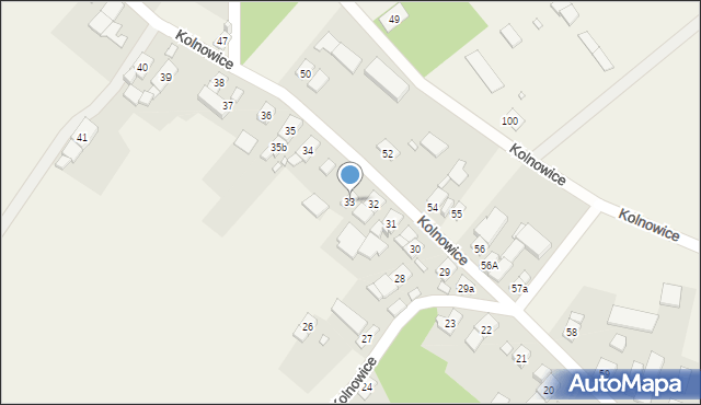 Kolnowice, Kolnowice, 33, mapa Kolnowice