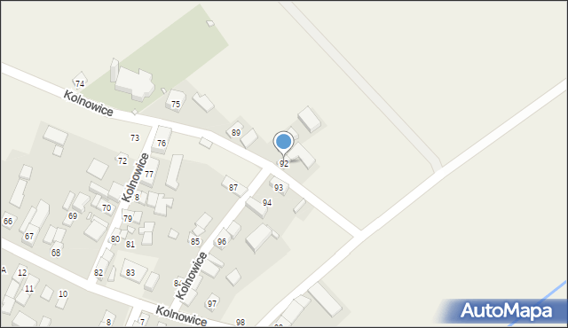 Kolnowice, Kolnowice, 92, mapa Kolnowice