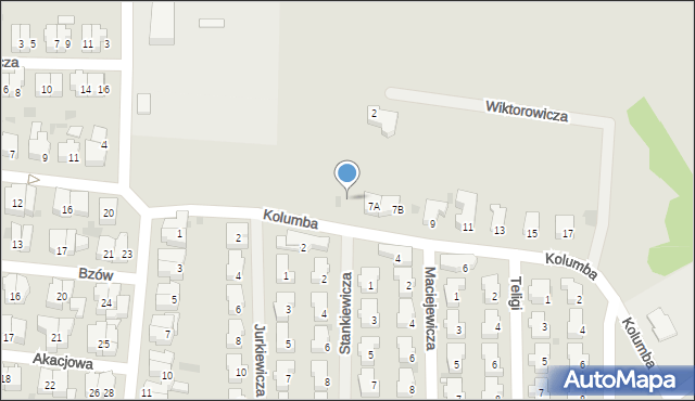 Kołobrzeg, Kolumba Krzysztofa, 3h, mapa Kołobrzegu