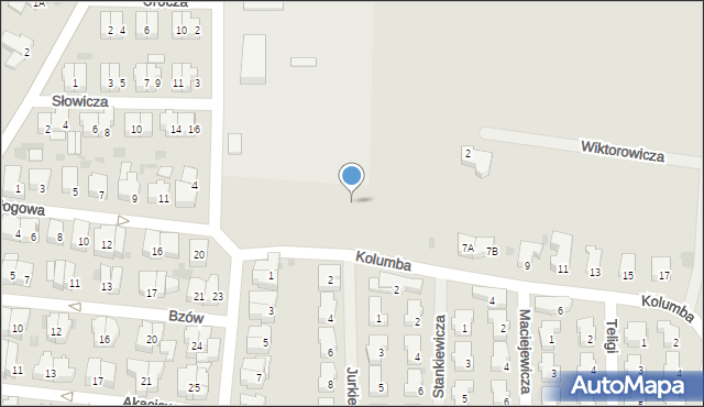 Kołobrzeg, Kolumba Krzysztofa, 5c, mapa Kołobrzegu