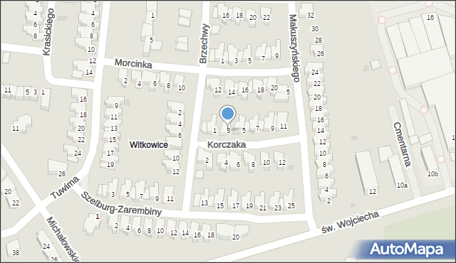 Kołobrzeg, Korczaka Janusza, 3, mapa Kołobrzegu