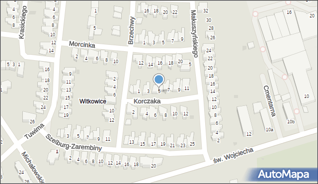 Kołobrzeg, Korczaka Janusza, 5, mapa Kołobrzegu