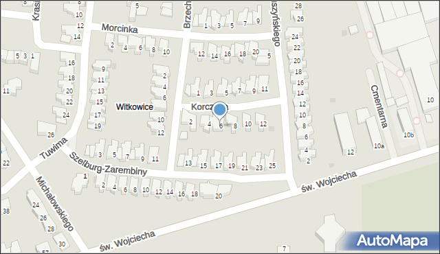 Kołobrzeg, Korczaka Janusza, 6, mapa Kołobrzegu