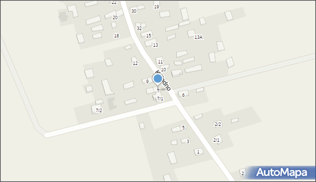 Kołodno, Kołodno, 7, mapa Kołodno