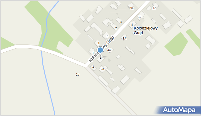 Kołodziejowy Grąd, Kołodziejowy Grąd, 4, mapa Kołodziejowy Grąd