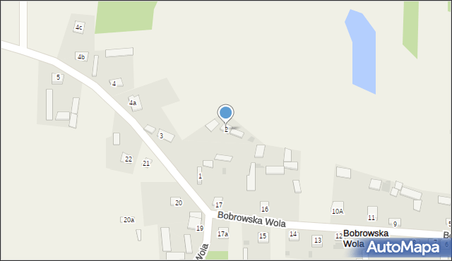 Kolonia Bobrowska Wola, Kolonia Bobrowska Wola, 2, mapa Kolonia Bobrowska Wola