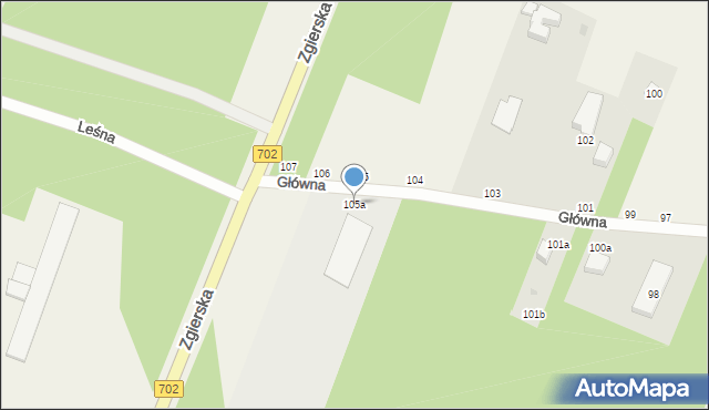 Kolonia Głowa, Kolonia Głowa, 105a, mapa Kolonia Głowa