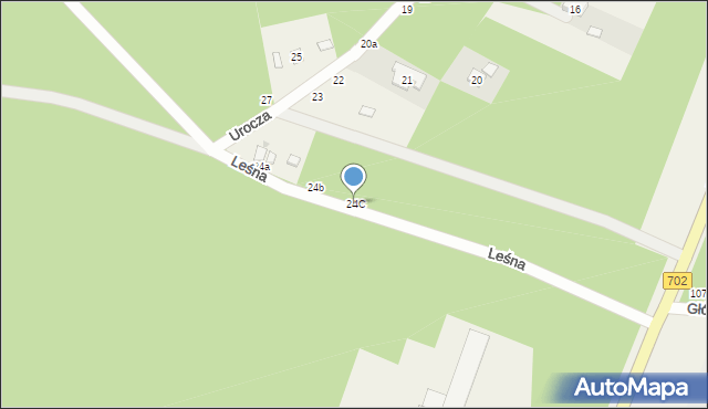 Kolonia Głowa, Kolonia Głowa, 24C, mapa Kolonia Głowa