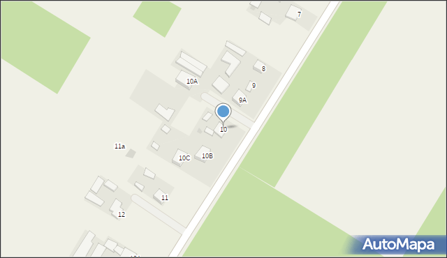 Kolonia Góra Puławska, Kolonia Góra Puławska, 10, mapa Kolonia Góra Puławska