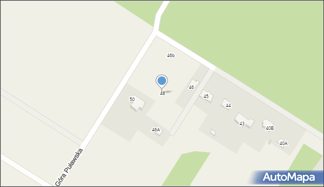 Kolonia Góra Puławska, Kolonia Góra Puławska, 48, mapa Kolonia Góra Puławska