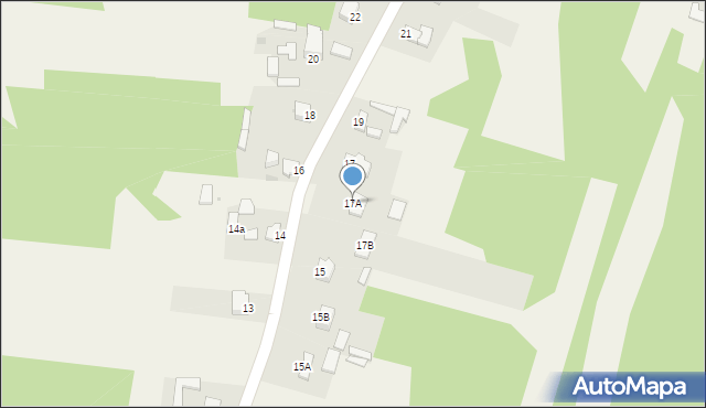 Kolonia Inwalidzka, Kolonia Inwalidzka, 17A, mapa Kolonia Inwalidzka