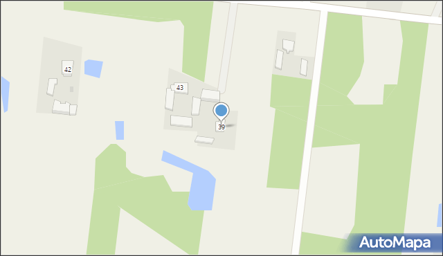 Kolonia Kociszew, Kolonia Kociszew, 39, mapa Kolonia Kociszew