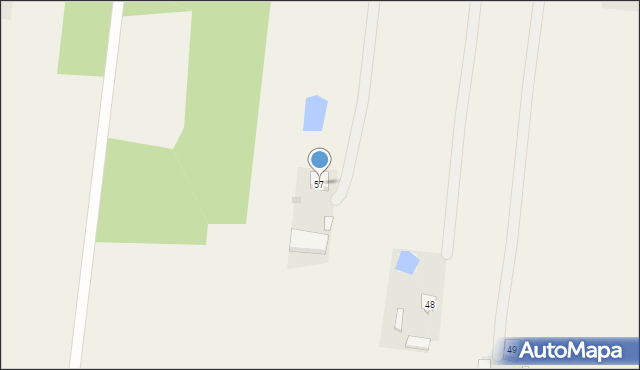 Kolonia Kociszew, Kolonia Kociszew, 57, mapa Kolonia Kociszew