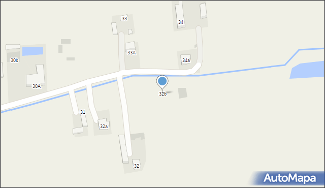 Kolonia Kokanin, Kolonia Kokanin, 32b, mapa Kolonia Kokanin