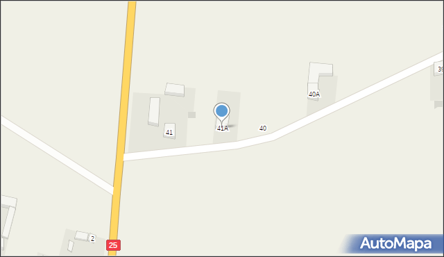 Kolonia Kokanin, Kolonia Kokanin, 41A, mapa Kolonia Kokanin