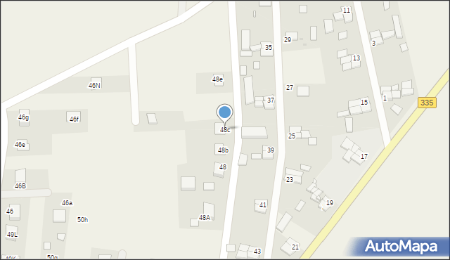 Kolonia Kołłątaja, Kolonia Kołłątaja, 48c, mapa Kolonia Kołłątaja