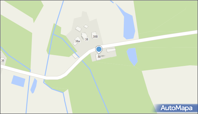 Kolonia Kuźnia, Kolonia Kuźnia, 39, mapa Kolonia Kuźnia