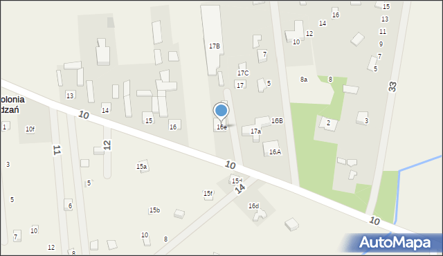 Kolonia Ldzań, Kolonia Ldzań, 16e, mapa Kolonia Ldzań