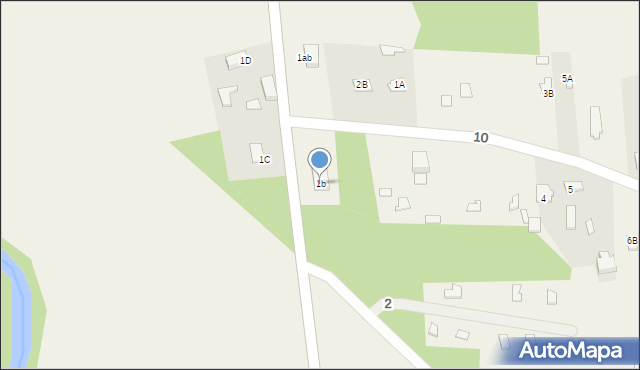 Kolonia Ldzań, Kolonia Ldzań, 1b, mapa Kolonia Ldzań