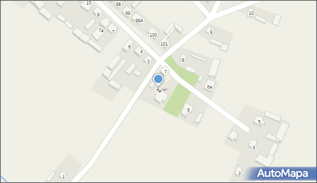 Kolonia Lipnik, Kolonia Lipnik, 7a, mapa Kolonia Lipnik