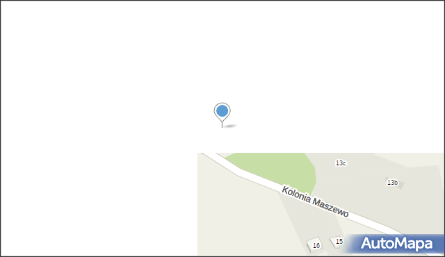 Kolonia Maszewo, Kolonia Maszewo, 13d, mapa Kolonia Maszewo