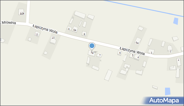 Kolonia Mrowina, Kolonia Mrowina, 7a, mapa Kolonia Mrowina