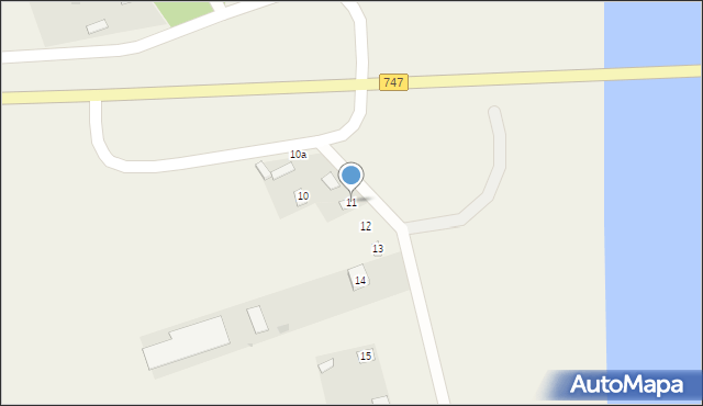 Kolonia Nadwiślańska, Kolonia Nadwiślańska, 11, mapa Kolonia Nadwiślańska
