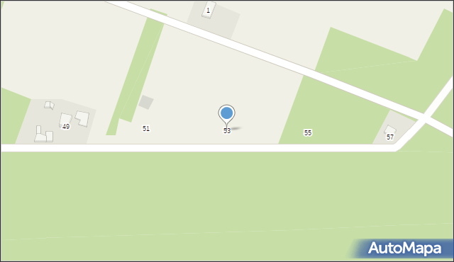 Kolonia Osiek, Kolonia Osiek, 53, mapa Kolonia Osiek