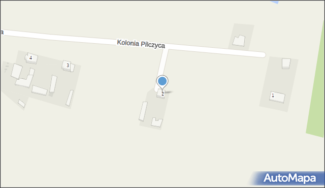 Kolonia Pilczyca, Kolonia Pilczyca, 2, mapa Kolonia Pilczyca