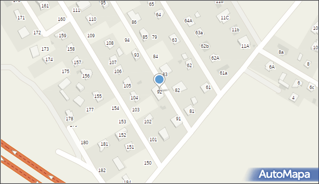 Kolonia Pliszczyn, Kolonia Pliszczyn, 92, mapa Kolonia Pliszczyn