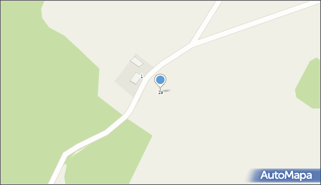 Kolonia Pozezdrze, Kolonia Pozezdrze, 1a, mapa Kolonia Pozezdrze