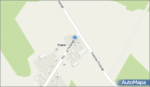 Kolonia Przerąb, Kolonia Przerąb, 2, mapa Kolonia Przerąb