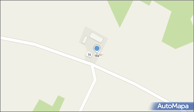 Kolonia Przerośl, Kolonia Przerośl, 58a, mapa Kolonia Przerośl