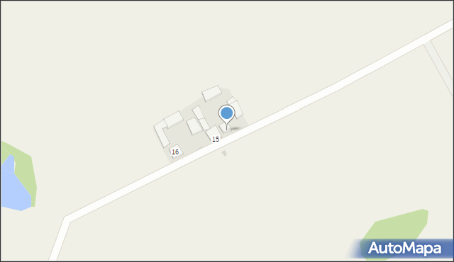 Kolonia Raj, Kolonia Raj, 15a, mapa Kolonia Raj