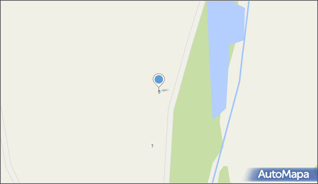 Kolonia Raj, Kolonia Raj, 6, mapa Kolonia Raj